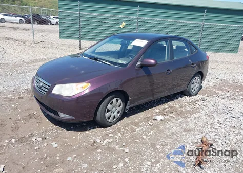 2009 Hyundai Elantra Gls z USA, uszkodzony, nr VIN KMHDU46D99U670929